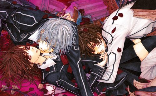manga romántico vampire knight de la autora matsuri hino, shojo, anime romantico, vampiros