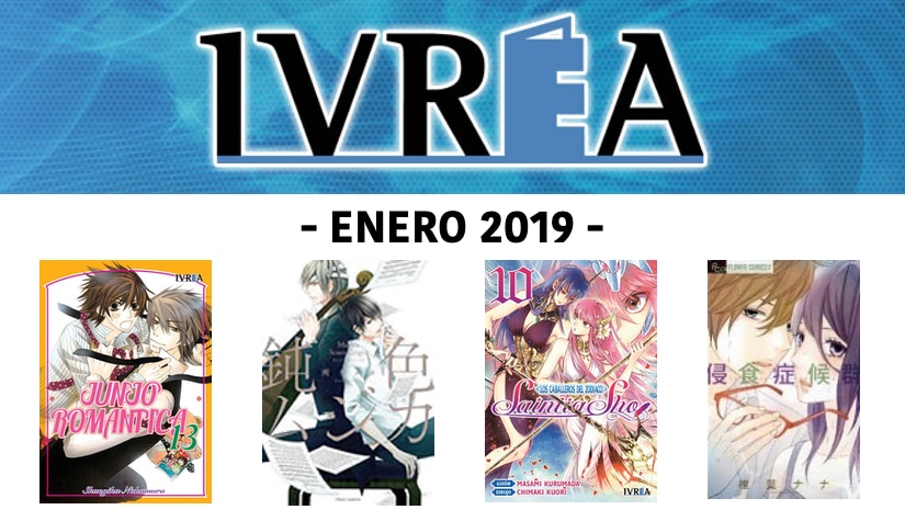 editorial ivrea novedades enero 2019 manga shojo yaoi