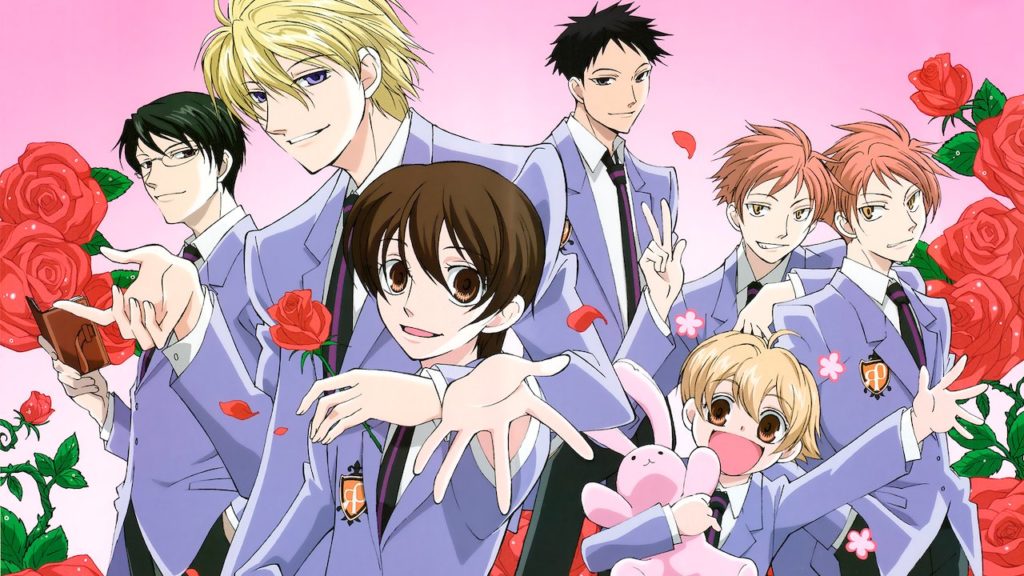 Ouran Koukou Host Club anime romance escolar