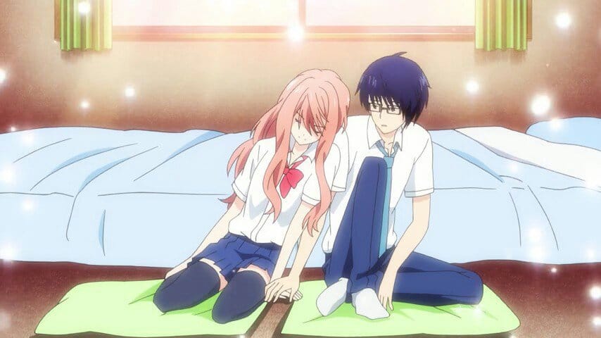 real girl anime romance escolar