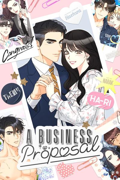 Portada del manhwa A Business Proposal de HaeHwa